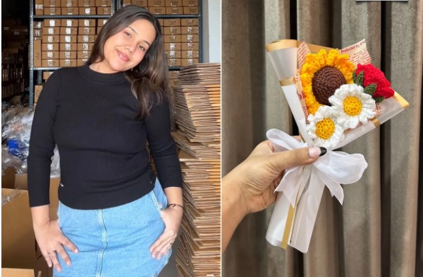 This 20-YO Introverted Ludhiana Girl Built a ₹5.28 Crore Biz in 2 Years Through Handicraft Crochet Flower Sale; Now Empowering 300+ Women